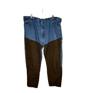 Wrangler Rugged Wear Men’s Denim Brush Pants Jeans‎ 44x30 Canvas Hunting Outdoor